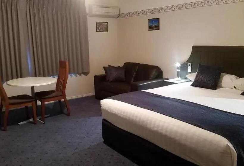 キングサイズベッドのスタンダードルーム, Ararat Southern Cross Motor Inn
