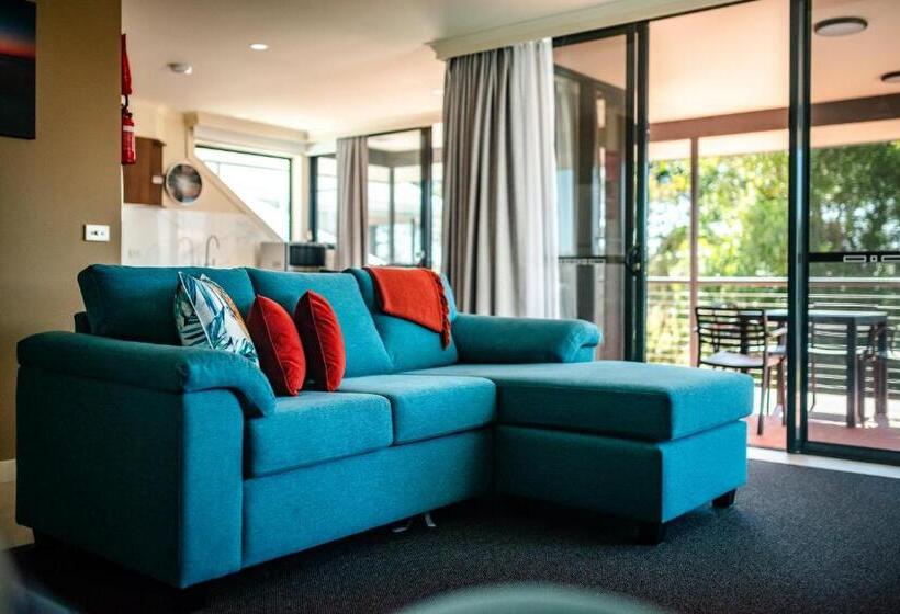 低层单卧公寓, Riverside Holiday Resort Urunga