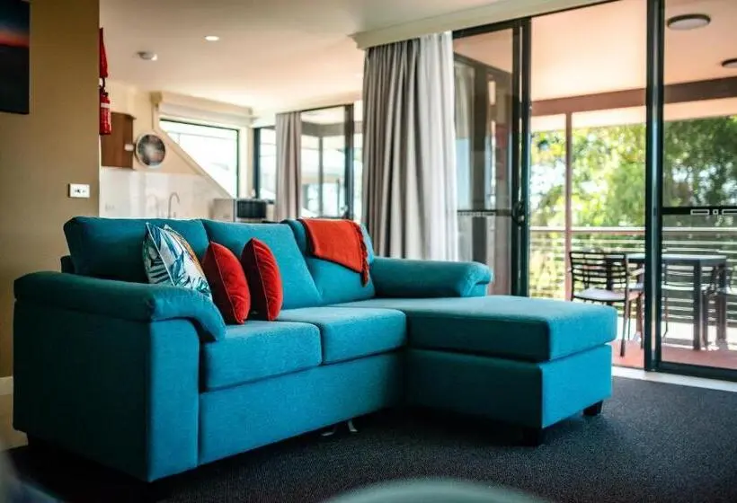 1階の1ベッドルームアパートメント, Riverside Holiday Resort Urunga