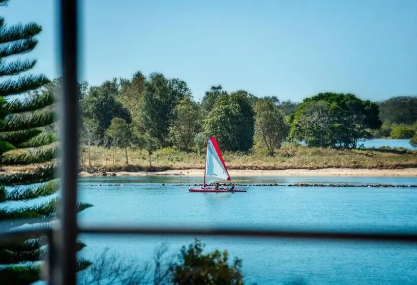 バルコニー付2ベッドルームアパートメント, Riverside Holiday Resort Urunga