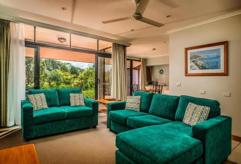 バルコニー付2ベッドルームアパートメント, Riverside Holiday Resort Urunga