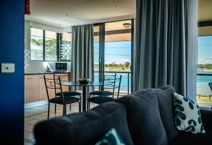 バルコニー付2ベッドルームアパートメント, Riverside Holiday Resort Urunga
