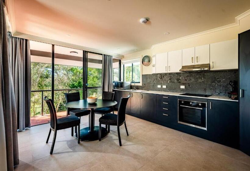 带2个卧室的公寓, Riverside Holiday Resort Urunga