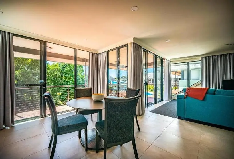 バルコニー付2ベッドルームアパートメント, Riverside Holiday Resort Urunga