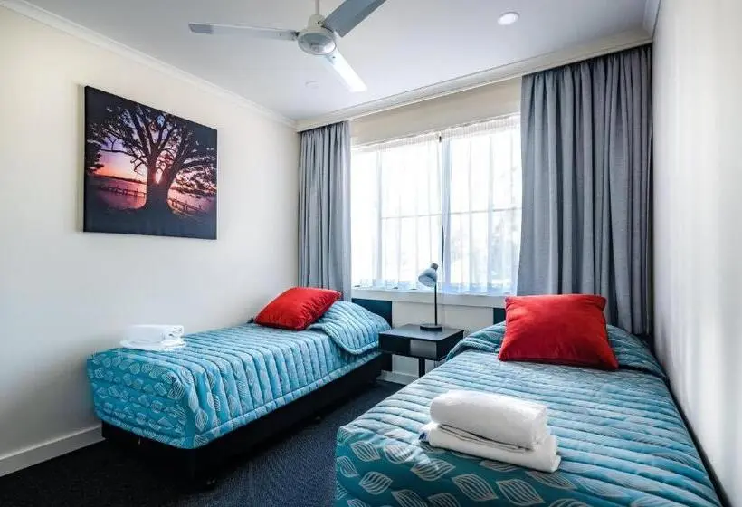 バルコニー付2ベッドルームアパートメント, Riverside Holiday Resort Urunga