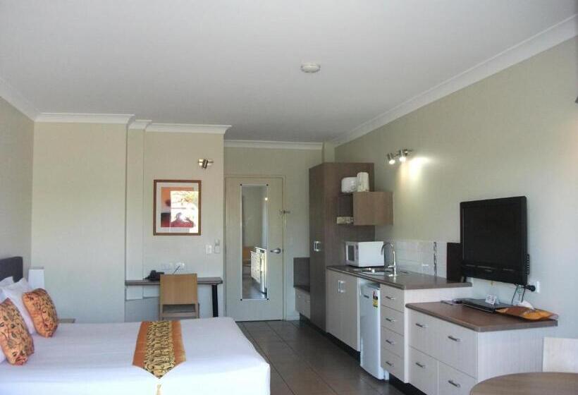 스탠다드 룸 킹사이즈 침대, Spinifex Motel And Serviced Apartments