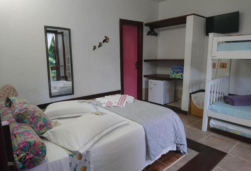 חדר סטנדרט לארבעה, Pousada Brasil Paraty