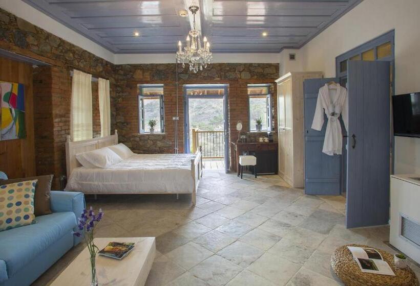 חדר דלוקס עם מרפסת, Lyhnos