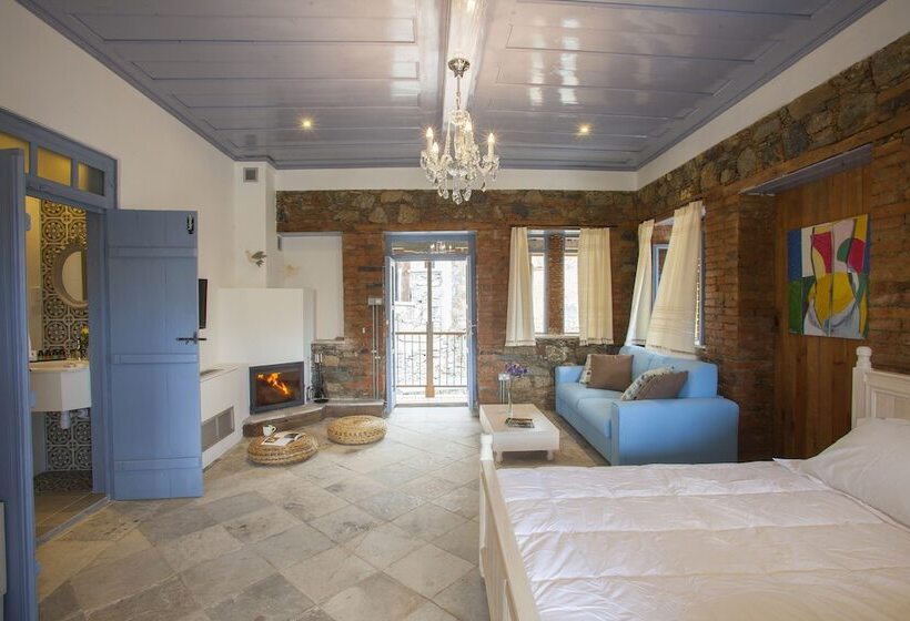 חדר דלוקס עם מרפסת, Lyhnos