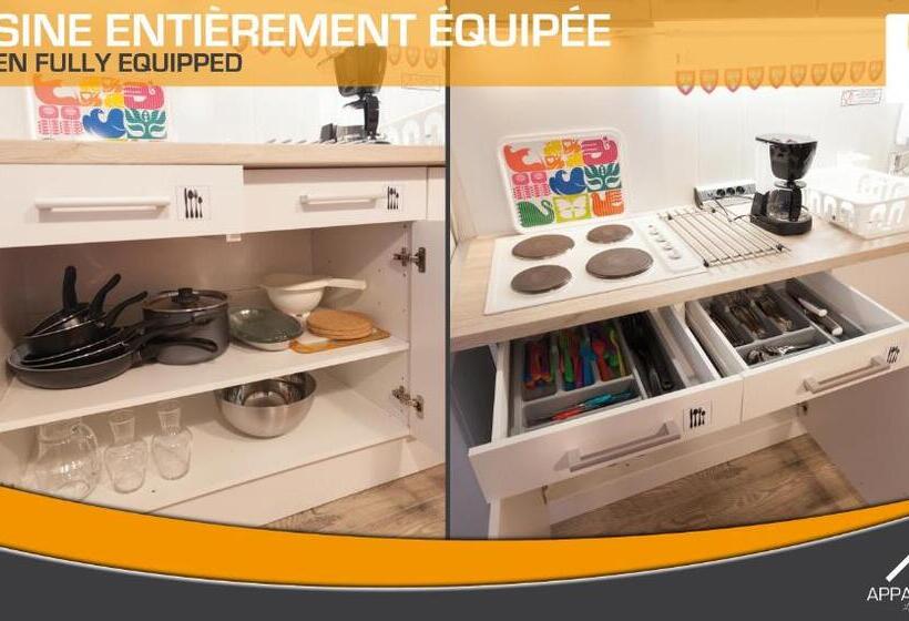 带1个卧室的公寓, Appart Hôtel Les Prés Blondeau   1 à 10 Personnes   3 Chambres   Terrasse   Parking Privé   Wifi