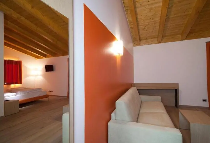 バルコニー付スタンダード４ベッドルーム, Agritur I Colori