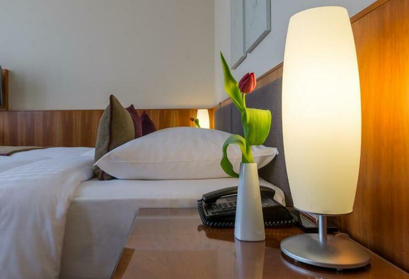 اتاق استاندارد با چشمانداز باغ, K+k Hotel Central