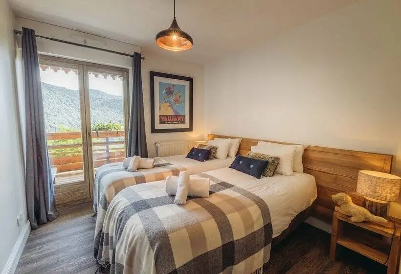 ２ベッドルームデラックスアパートメント, Chalet La Perle D Oisans