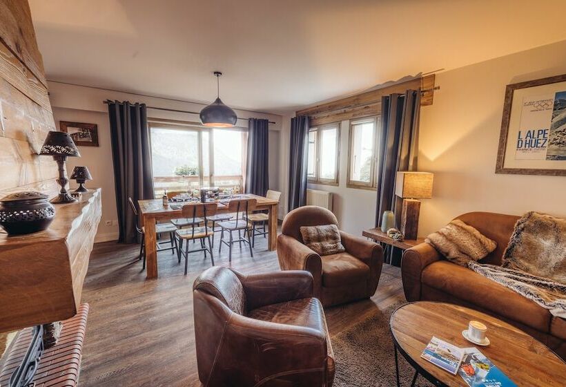 Апартаменты Deluxe 2 Спальни, Chalet La Perle D Oisans