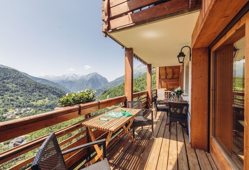 Апартаменты Deluxe 3 Спальни, Chalet La Perle D Oisans