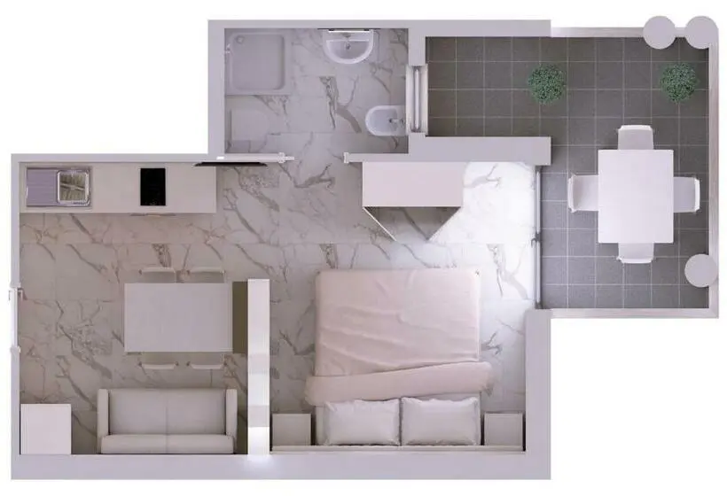 استودیوی استاندارد, Residence Hotel Alba Palace
