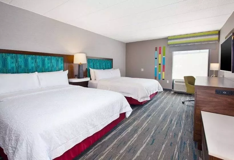 2ダブルベッドのスタンダードルーム, Hampton Inn College Park