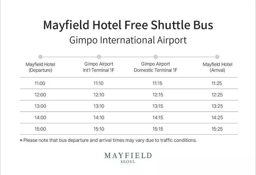 اتاق استاندارد, Mayfield Hotel Seoul