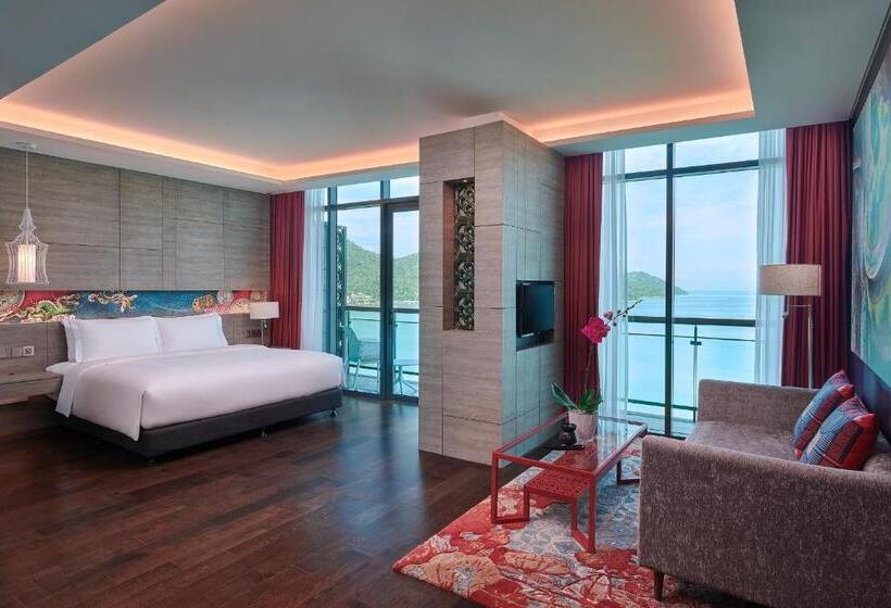 غرفة ديلوكس مطلّة علي البحر, Angsana Teluk Bahang, Penang