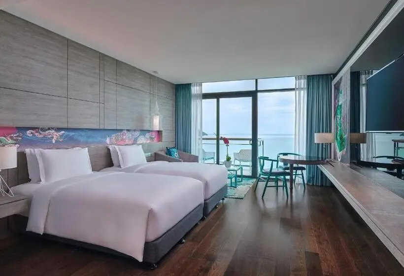 オーシャンビューのプレミアムルーム。, Angsana Teluk Bahang, Penang