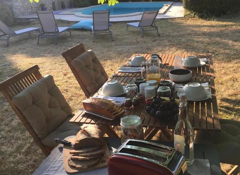 디럭스 룸 가든 전망, Sur Mon Chemin Chambres D'hôtes