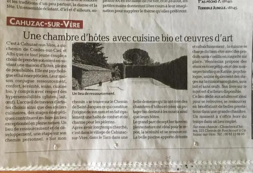 Standard-huone King-vuode, Sur Mon Chemin Chambres D'hôtes