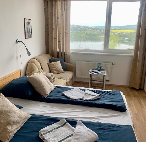 标准间带湖景, Penzion Kozí Horka U Brněnské Přehrady