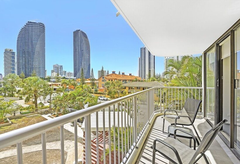 דירת 2 חדרים סופריור, Broadbeach Travel Inn Apartments