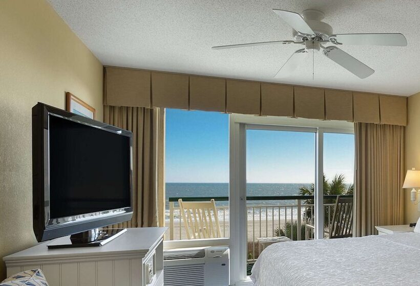 Номер Стандарт Двуспальная Кровать Адаптированный для Инвалидов, Hampton Inn & Suites Myrtle Beach/oceanfront