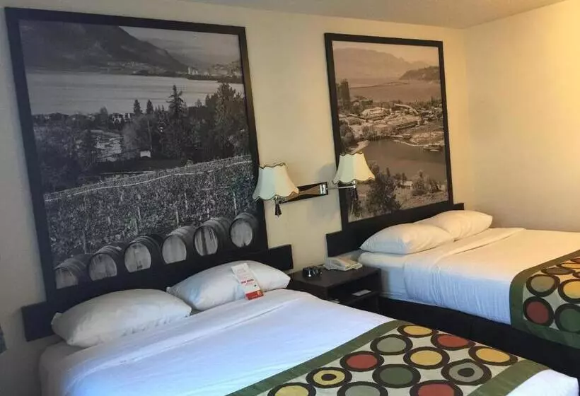 اتاق استاندارد با 2 تخت دوبل, Super 8 By Wyndham Kelowna Bc