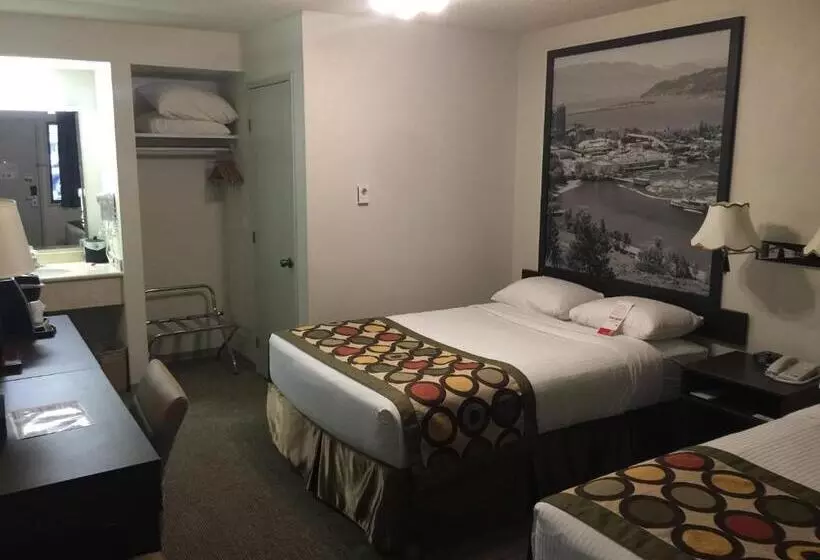 اتاق استاندارد با 2 تخت دوبل, Super 8 By Wyndham Kelowna Bc