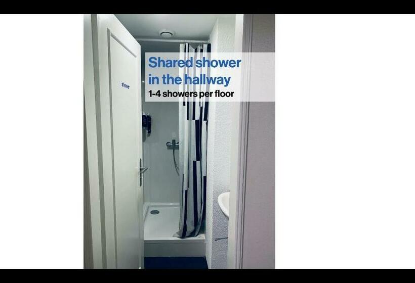 اتاق استاندارد یک تخته با سرویس بهداشتی مشترک, Pop Up Hotel Krone Zürich