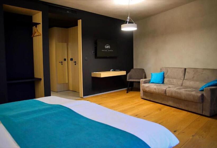 سوئیت جونیور با چشم‌انداز کوهستان, Soča