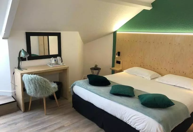 キングサイズベッドのスタンダードルーム, Best Western Bridge Hotel Lyon East