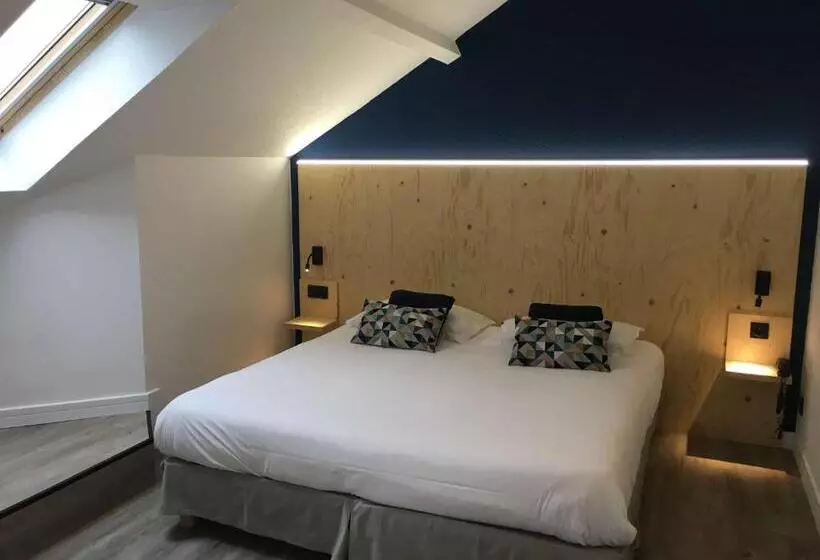 キングサイズベッドのスタンダードルーム, Best Western Bridge Hotel Lyon East