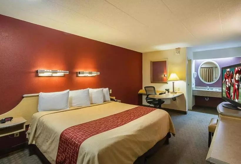 اتاق سوپریور با تخت بزرگ, Red Roof Inn Indianapolis North College Park