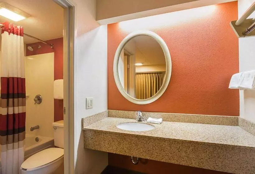 اتاق لوکس با تخت بزرگ, Red Roof Inn Indianapolis North College Park