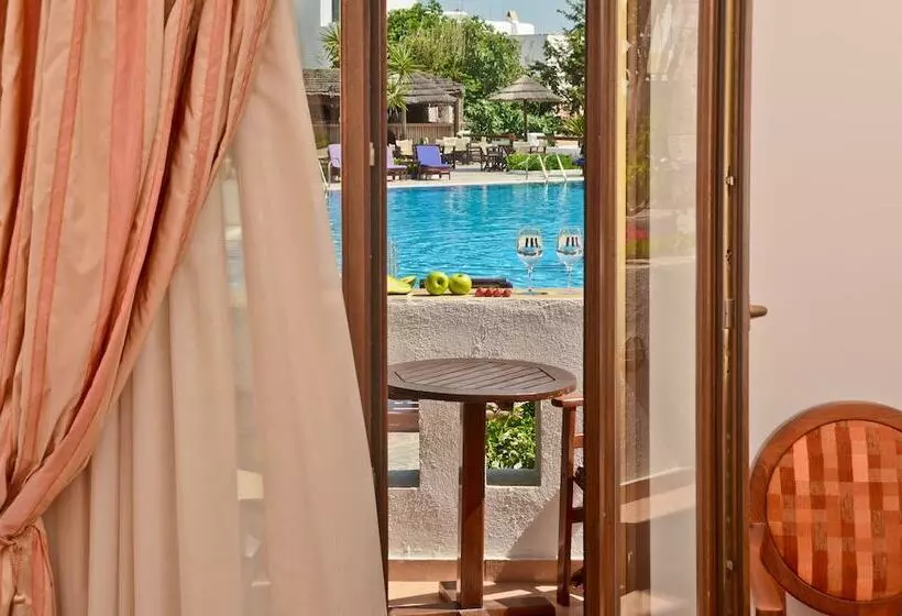 اتاق استاندارد با چشم‌انداز استخر, Naxos Resort Beach Hotel