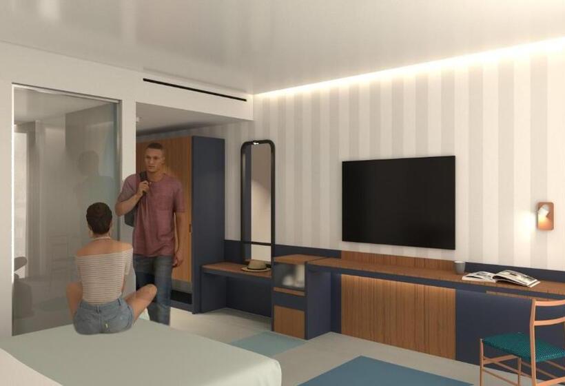 اتاق استاندارد سه تخته با بالکن, So Lifestyle Hotel Sorrento