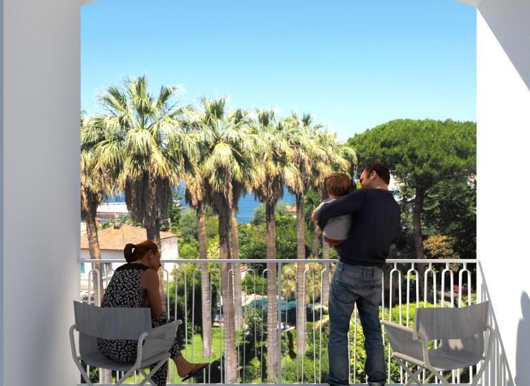 اتاق اساندارد با چشمانداز جانبی به دریا, So Lifestyle Hotel Sorrento