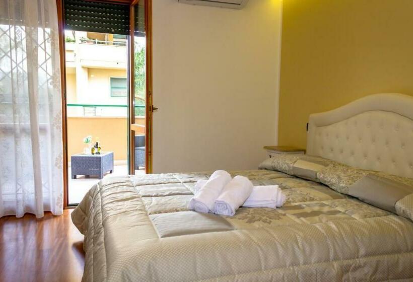 غرفة قياسية مزوَّدة بتراس, B&b Xenia Pompei