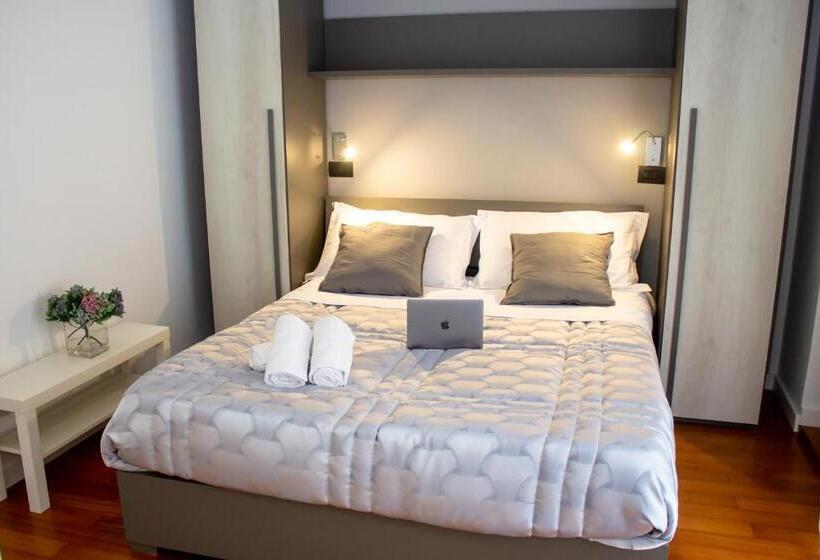 غرفة قياسية مزوَّدة بشُرفة, B&b Xenia Pompei