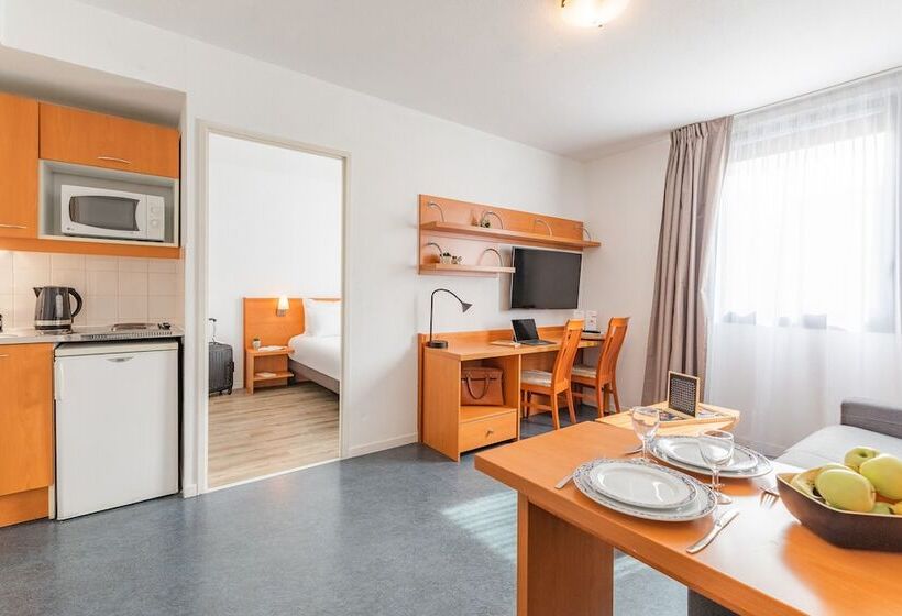Апартаменты 1 Спальня, Appart’city Confort Lyon Gerland
