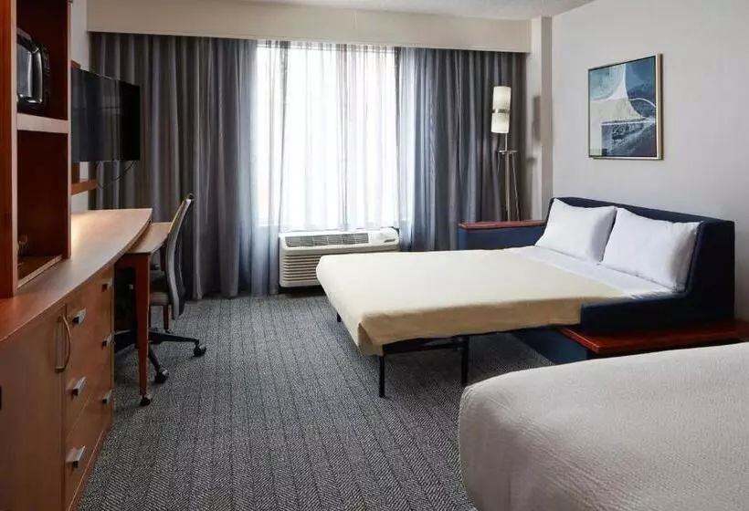 اتاق استاندارد با تخت بزرگ, Courtyard By Marriott Charlottesville   University Medical Center