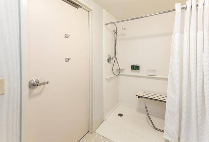 מיטת קינג בסוויטה, Courtyard By Marriott Charlottesville   University Medical Center