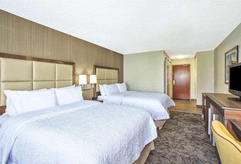 Номер Стандарт 2 Двуспальные Кровати, Hampton Inn Hotel Detroit/belleville Airport Area