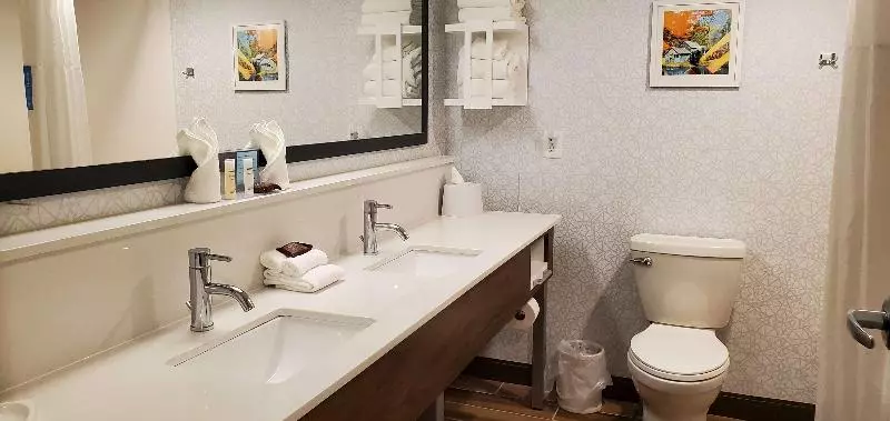 キングサイズベッドのデラックスルーム, Hampton Inn Hillsville