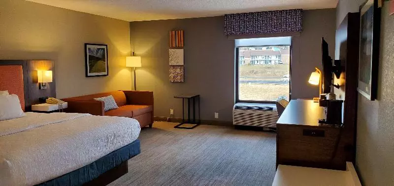 キングサイズベッドのデラックスルーム, Hampton Inn Hillsville