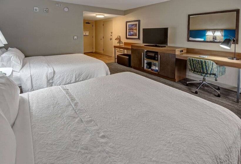 غرفه قياسيه سريرين مزدوجين, Hampton Inn Orlandomaingate South