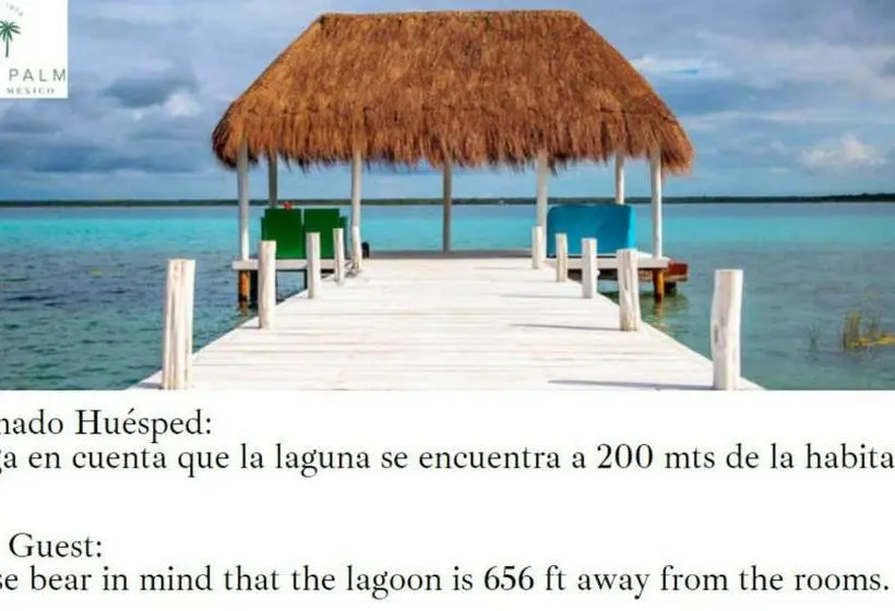 バルコニー付きスタンダードルーム, Royal Palm Bacalar Cabañas & Lagoon Club